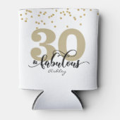 30 en Fabulous Birthday Koelbox Blikjeskoeler (Voorkant)