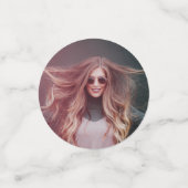 30 en Fabulous Roze Foto 30e Verjaardag Confetti (Kleine voorkant)