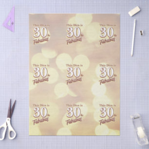 30 en fabulous tissue papier