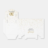 30 en Fabulous Verjaardag Goud en Zwart Elegant Bedankdoosjes (Uitgevouwen)