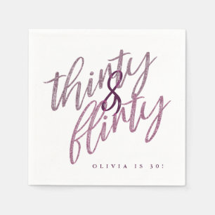 30 en Flirty Birthday Party Paper Napkins Servet