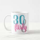 30 en Flirty Verjaardag Mok (Links)