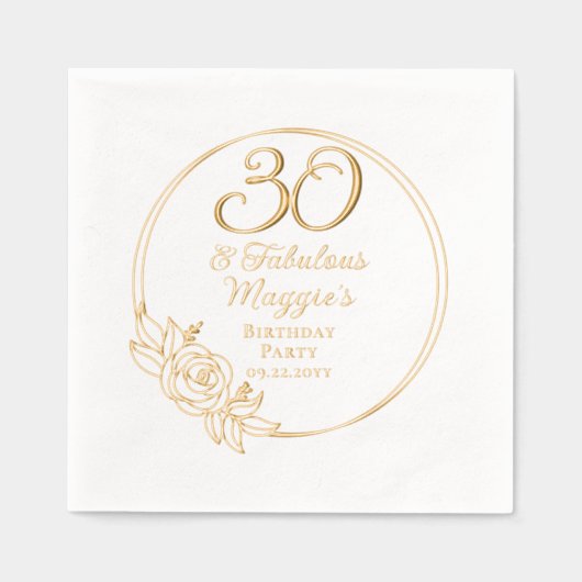 30 et fabuleuse fête du 30e anniversaire (Recto)