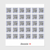 (30 etikettenStickers) douane produceert QR-code Sticker (Vel)