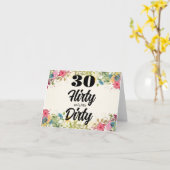 30 Flirterige Wenskaart Kaart (Gele Bloem)