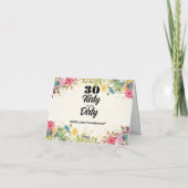 30 Flirterige Wenskaart Kaart (Achterkant)
