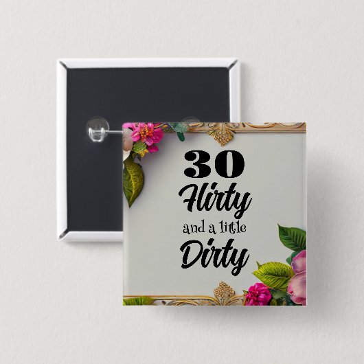 30 Flirty Button (Voorkant /achterkant)