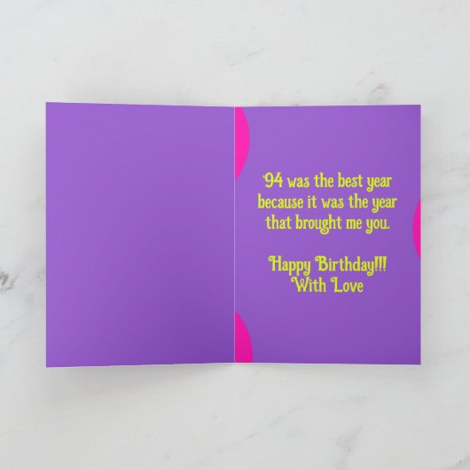 30 & Flirty Verjaardag Kaart (Binnen)