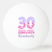 30 FOREVER-ever Fabulous 60th Birthday Gift – Roze Pingpongballen (Voorkant)
