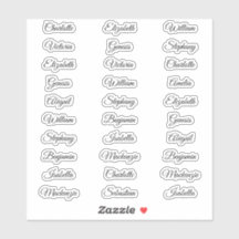 30 Gast voornamen Calligrafie Elegant script