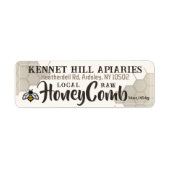 30 Honeypeb & mignonne Bee Raw Honeypeb Étiquette  (Devant)