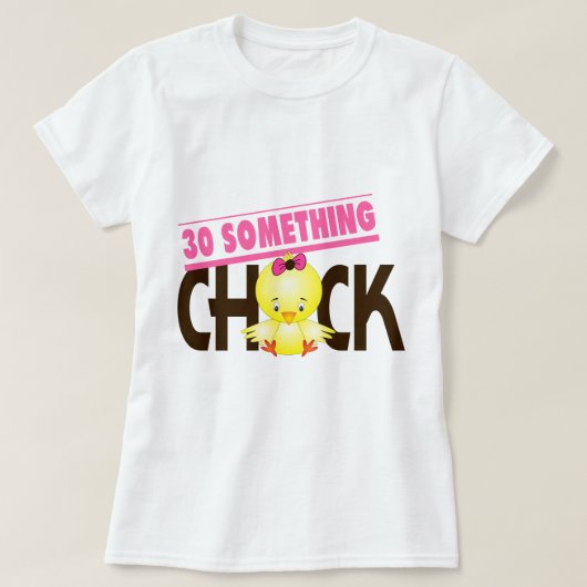 30-Iets Chick 1 T-shirt (Design voorkant)