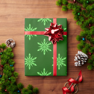 30 inch * 60 voet groene sprankeling glanzend cadeaupapier
