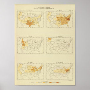 30 Interstatemigratie 1890 TXWV Poster