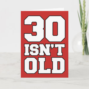 30 is niet oud, maar deprimerend Wenskaart Kaart