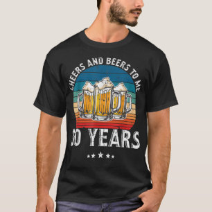 30 jaar 30e verjaardag van het thema bier Drink al T-shirt