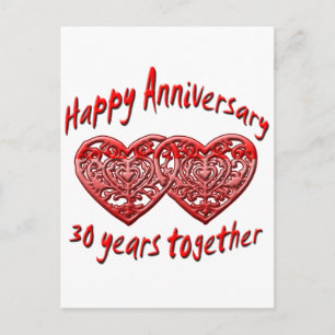30 jaar briefkaart