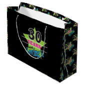 30 jaar en liefhebbend | 30e verjaardag large cadeautasje (Achterkant Gekanteld)