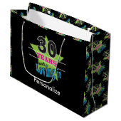30 jaar en liefhebbend | 30e verjaardag large cadeautasje (Voorkant Gekanteld)