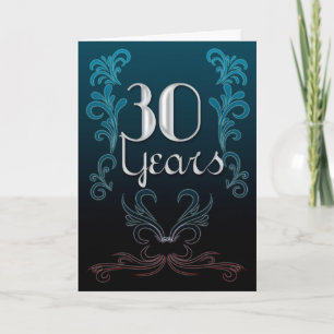 30 jaar (jubileum) kaart