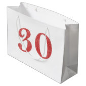 30 jaar large cadeautasje (Achterkant Gekanteld)