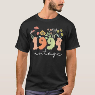 30 jaar oud 1994 30e verjaardag Wildflower Vrouwen T-shirt