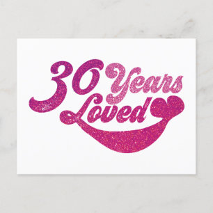 30 jaar oud - 30 Jaar Geliefd Briefkaart