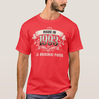 30 jaar oud gemaakt in 1993 alle originele onderde t-shirt