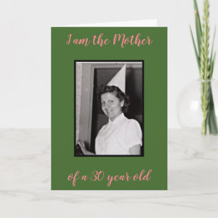 30 jaar oud kaart