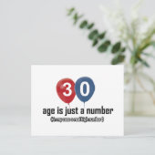 30 jaar oud niets anders dan een aantal design briefkaart (Staand voorkant)