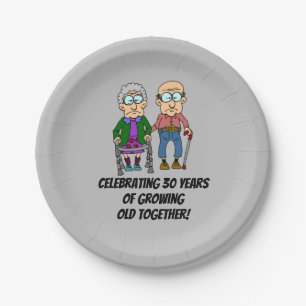 30 jaar oud papier Bord