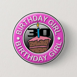 30 jaar oude Button