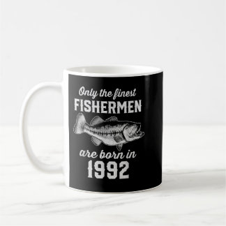 30 jaar oude Gevist vissers 1992 30e verjaardag Koffiemok