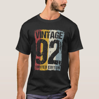 30 jaar oude Vintage 1992 30e verjaardag T-shirt