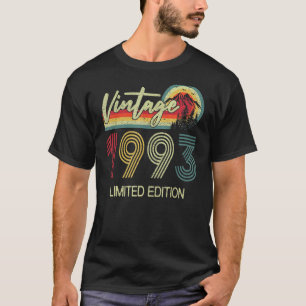 30 jaar oude Vintage 1993, gemaakt in 1993 30e geb T-shirt