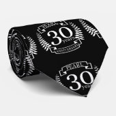 30 jaar Pareldag van de 30e bruiloft Stropdas (Opgerold)