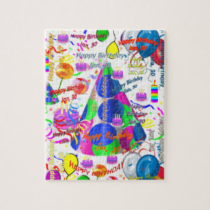 30 januari Jigzaag Puzzle Legpuzzel