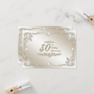 30-jarig Huwelijksjubileum RSVP Uitnodiging