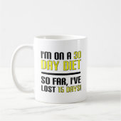 30 jours régime amusant Mug (Gauche)