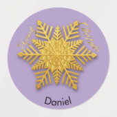 30 kerstcadeau aangepaste naam tag labels (Design 2)