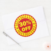 30% korting op Stickers in de detailhandel (Envelop)