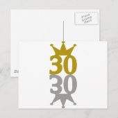 30-kroonreflectie briefkaart (Voorkant / Achterkant)