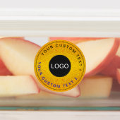 30 Logo d'affaires de luxe, Stickers Gold Waterpro (Apposé)