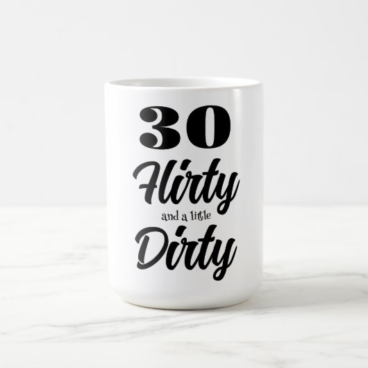 30 Mug de café Flirty (Centre)
