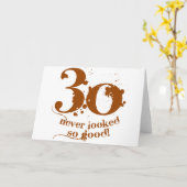 30 nooit keek zo Goed! Kaart (Gele Bloem)