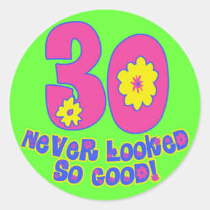 30 Nooit zo goed gezien! Ronde Sticker