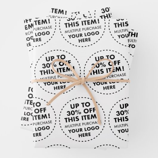 30% OFF Bulk Kopen Korting Aangepaste HALVE BAKSTE Inpakpapier Vel (In situ)