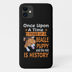 30 One Upon A Time Beagle Puppy iPhone 11 Hoesje