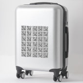 30 Personnalisé facile à rendre QR Code Sticker (Sur valise)