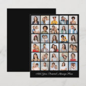 30 Photo Collage Ajoutez Votre Propre Carte De Voe (Devant / Derrière)